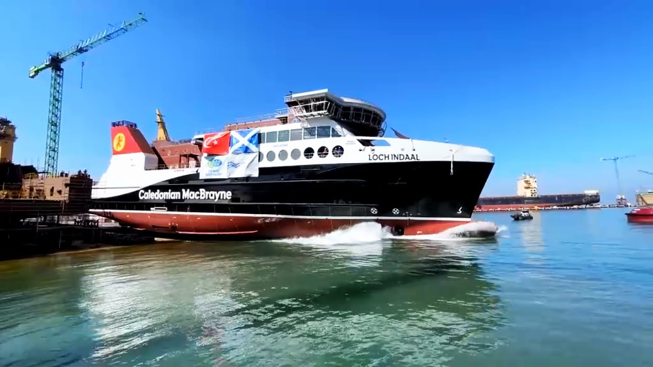 MV Loch Indaal Launched in Yalova, Turkey — 8 June 2024