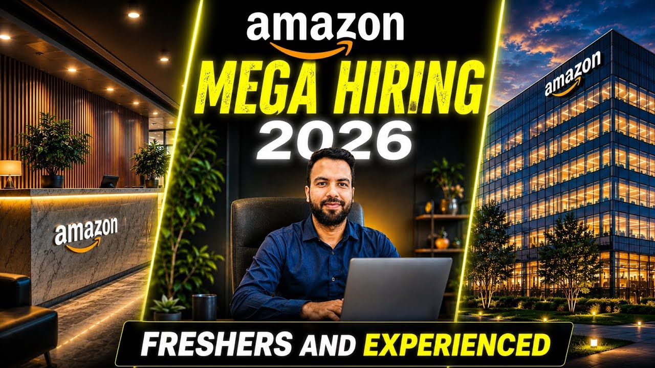 Amazon Mega Hiring 2026 🔥 | Salary? | How To Apply? | Complete Details