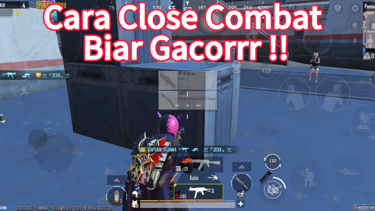 Solo vs squad !! Cara agar menang close combat saat dirush musuh !! 