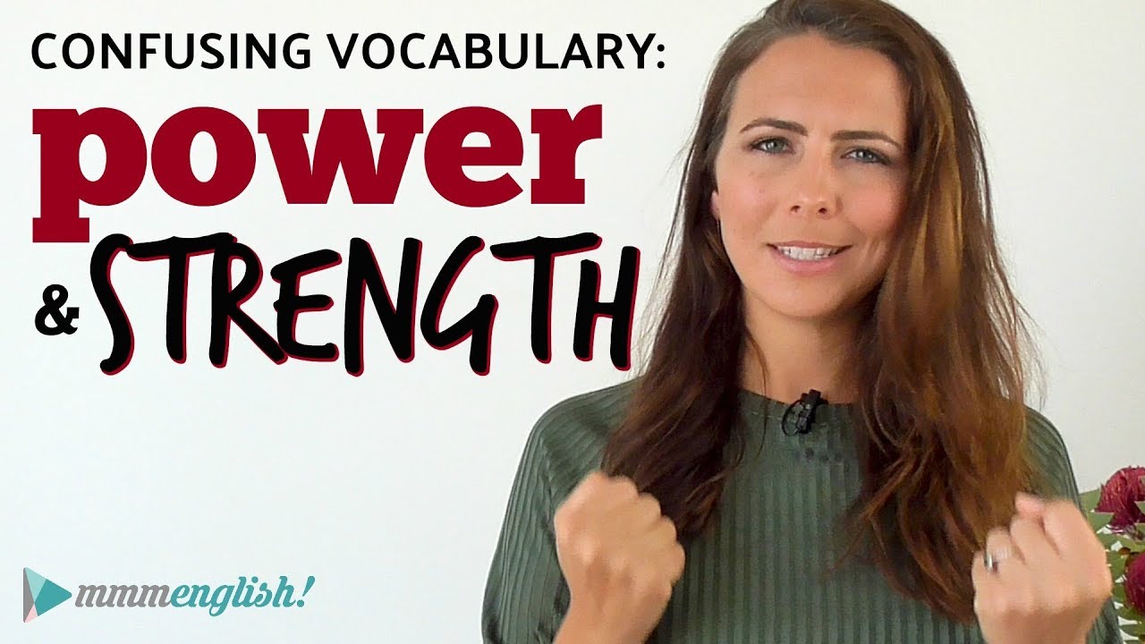 POWER или STRENGTH? 💪🏼 Сложная Английская Лексика