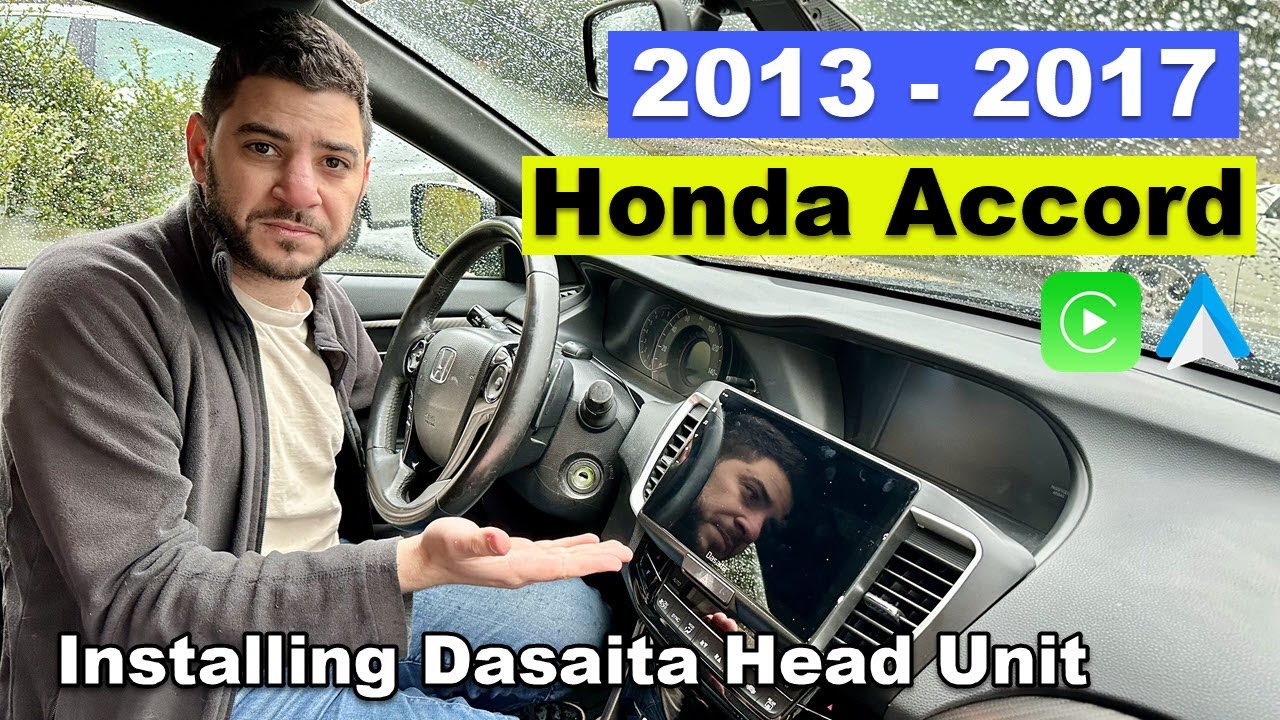 DIY 2013 2014 2015 2016 2017 Honda Accord - Installing Dasaita Head Unit I CarPlay & Android Auto