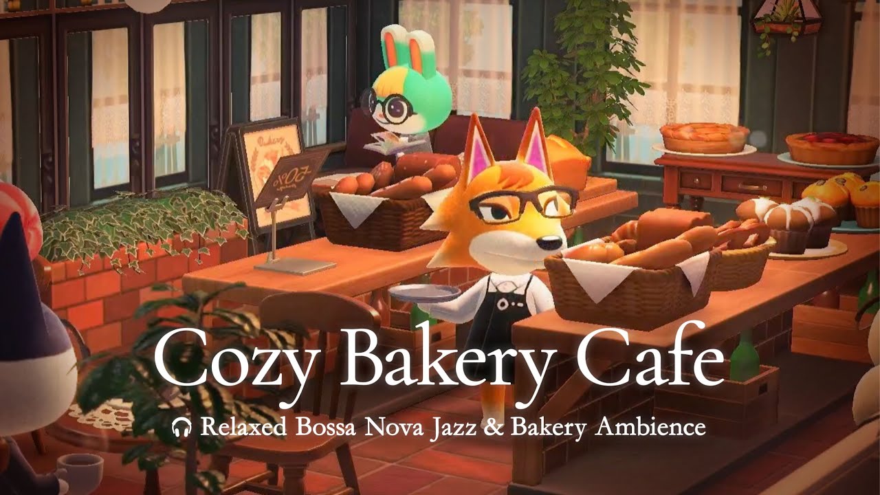 【あつ森BGM】午後のベーカリー🍞リラックスジャズ＆カフェの環境音【作業用/勉強用/2時間】
