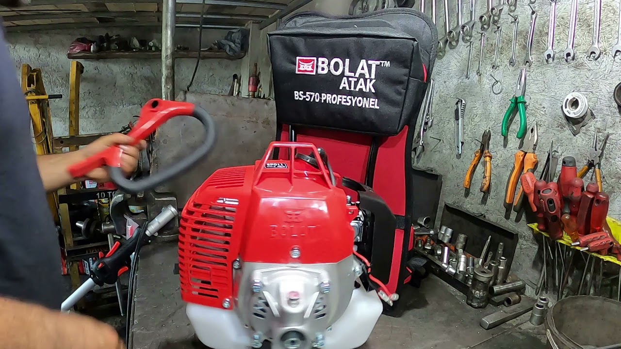 Bolat Atak 3.3 hp Motorlu Tırpan  Kutu Açılımı ve Kurulumu  / Bolat Atak Tırpanı inceleme videosu