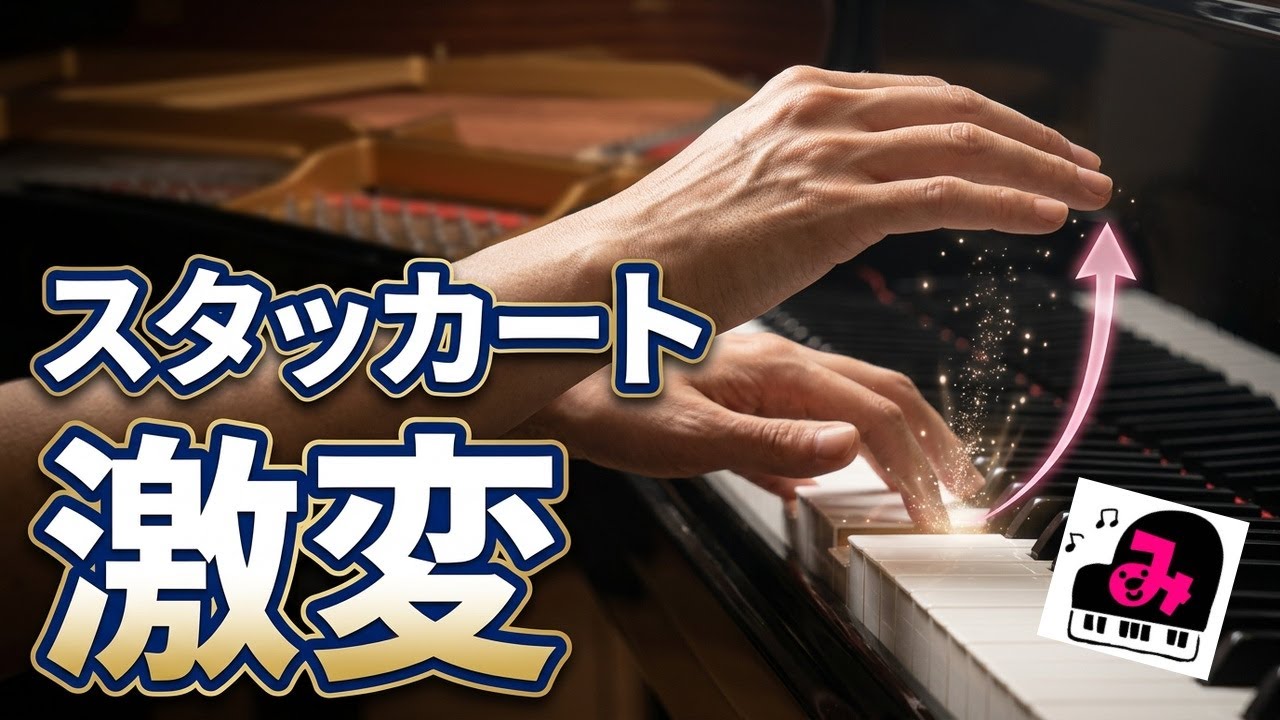 【ピアノ上達】スタッカートのやり方◆みんなのピアノ◆