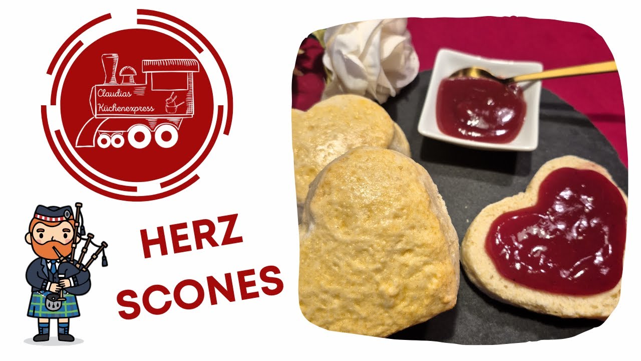 VORABZUGRIFF: Veröffentlichung am11.02.: ❤ HERZ - SCONES - das beste schottische Teegebäck überhaupt
