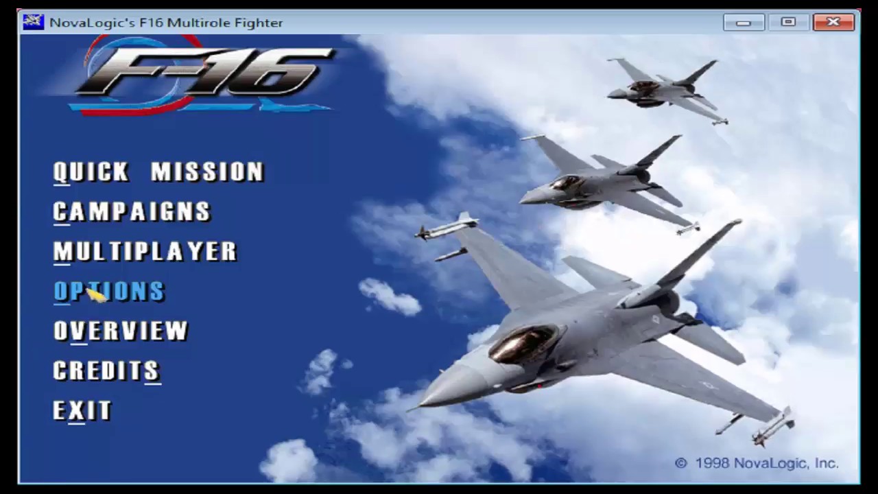 F-16 Multirole Fighter WINDOWS 10