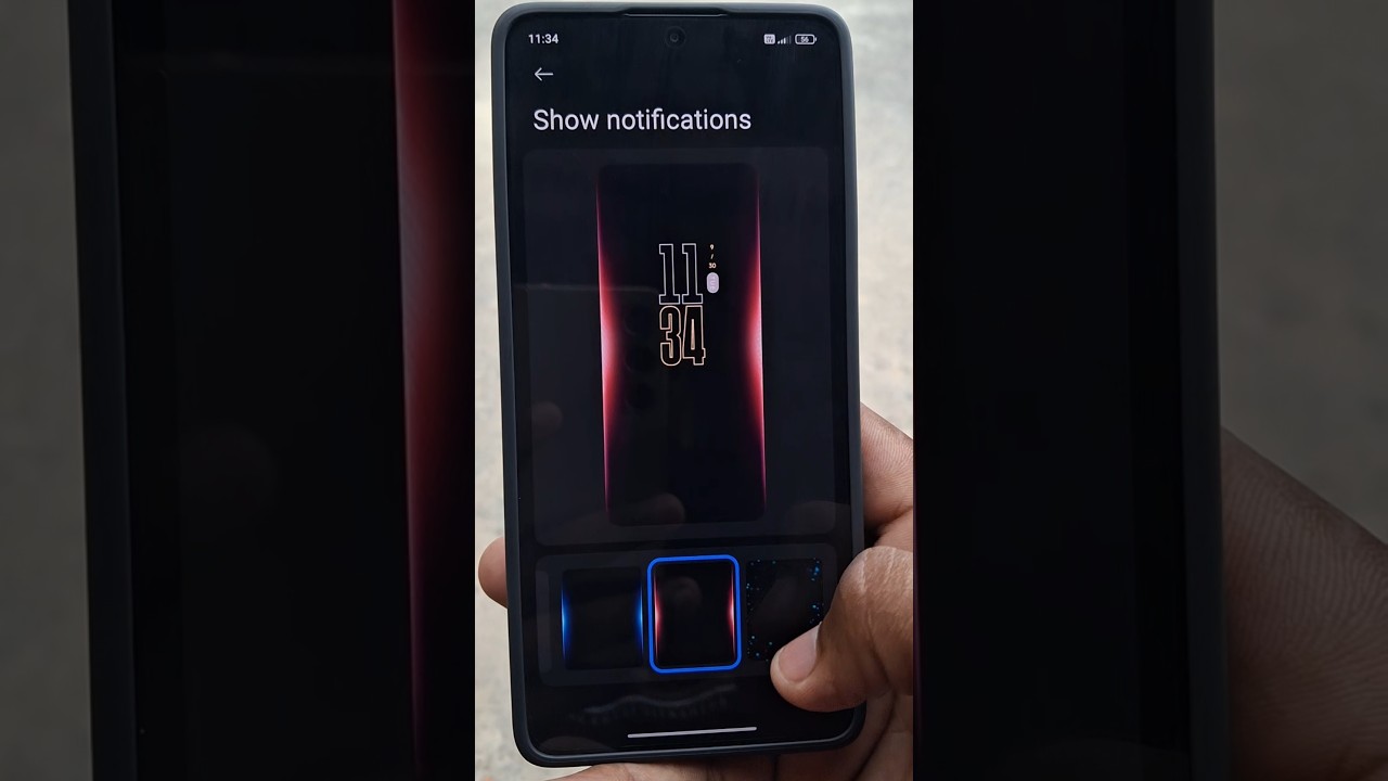 poco x7 pro Notification Edge lighting Features Customizetion