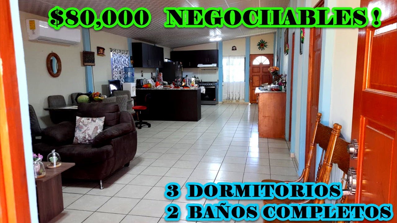 CASA EN VENTA EN ZAPOTITAN, EL SALVADOR $80,000