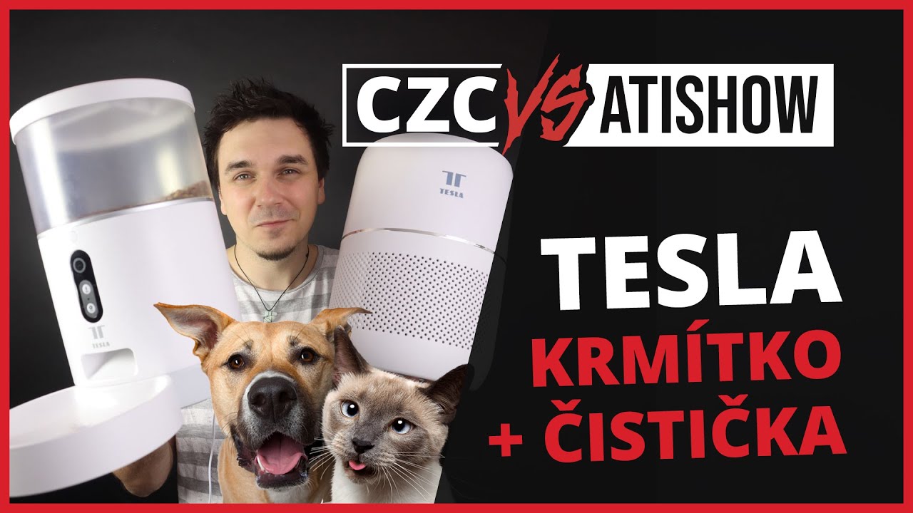 Usvědčte zvířecí pachatele - Chytré krmítko a čistička vzduchu Tesla | CZC vs AtiShow #53