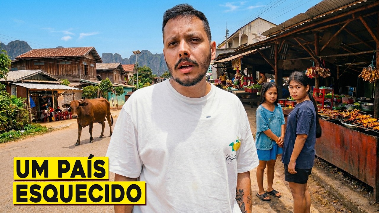 LONGE DO LUXO E DA OSTENTA&Ccedil;&Atilde;O: Primeiro dia no Laos