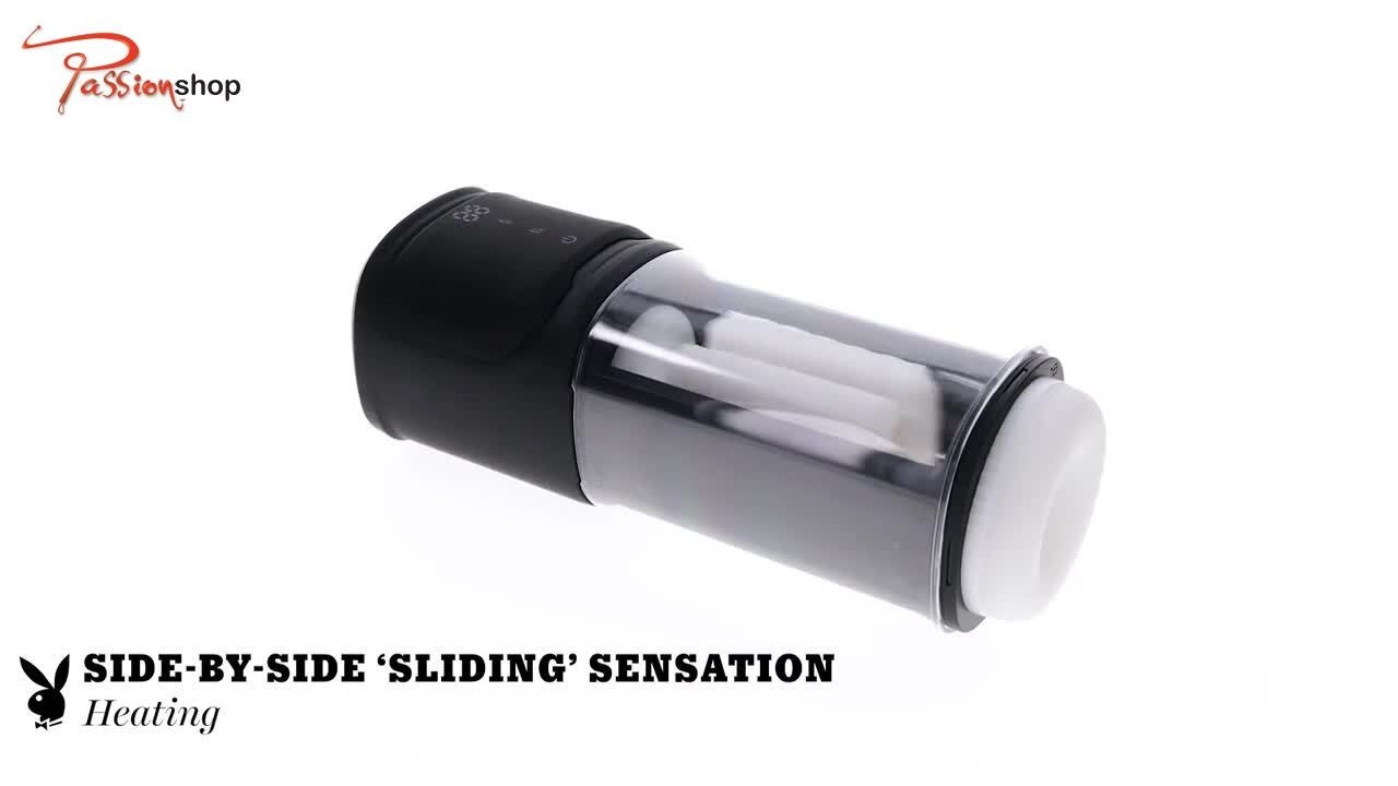 Playboy Side Piece by Evolved Novelties | Warming Sliding Stroker Demo