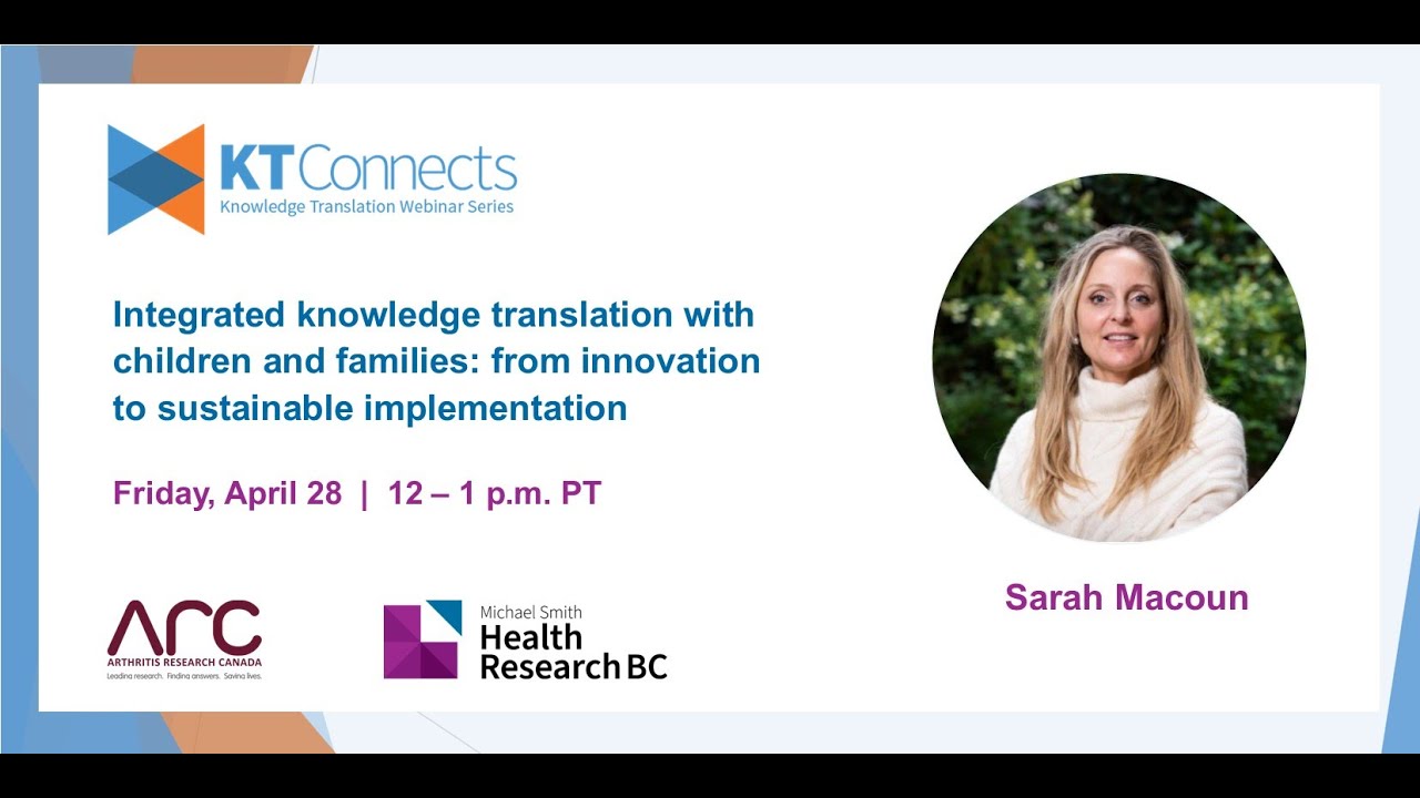 KT Connects  |  Integrated knowledge translation with children and families