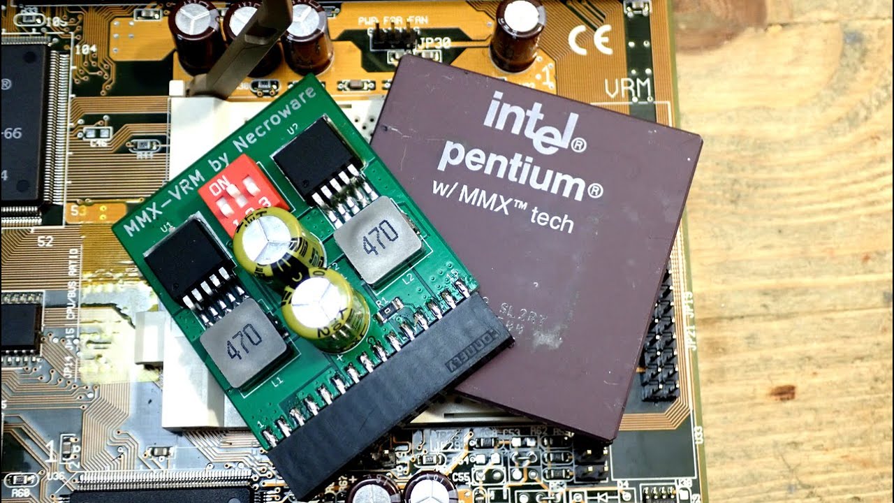 Let's upgrade an early Socket 7 board beyond the limit (Part 1): RTC, VRM, MMX