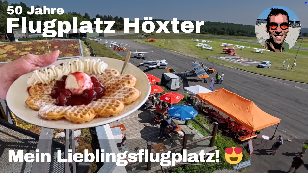 50 Jahre Flugplatz Höxter-Holzminden - mehr als Waffeln! Mit der VL3 zum Flugplatzfest - EDVI