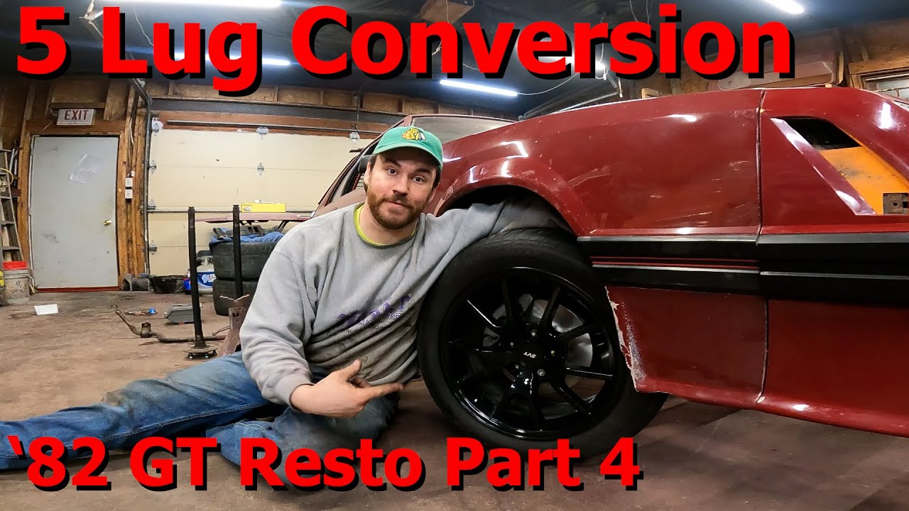 BARN FIND Fox Mustang Gets 5 Lug Swap