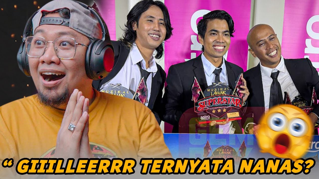 ABANG NAMIE MENANG BANYAK 🔥 ! TAHNIAH 👏👏 UNTUK JUARA MUZIKAL LAWAK SUPERSTAR S5 | REACTION