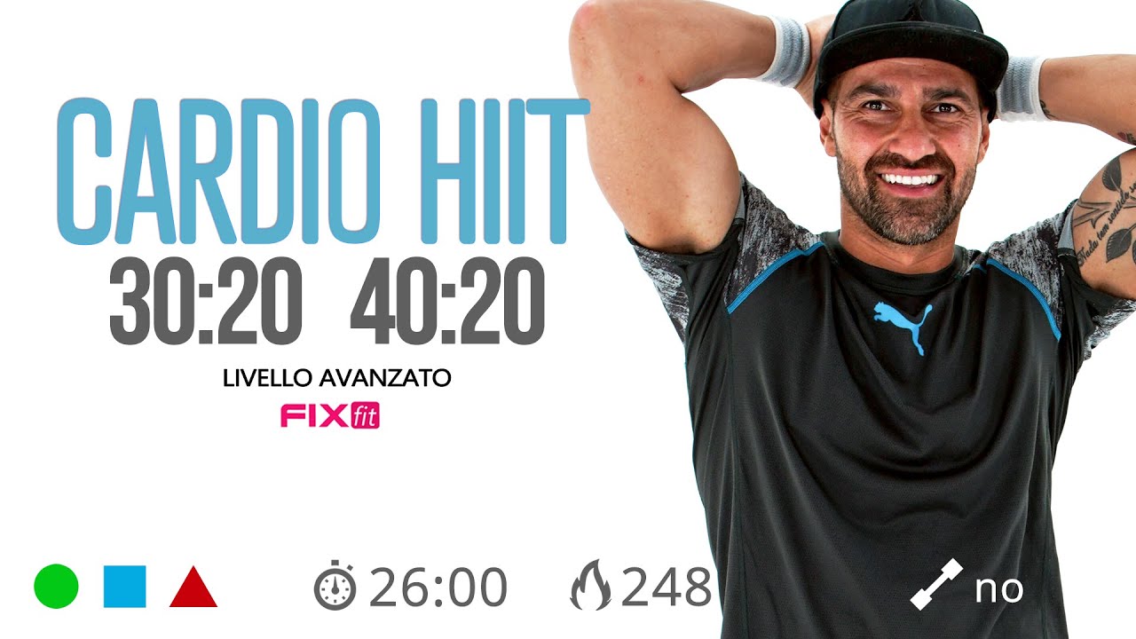 Allenamento Cardio HIIT Per Dimagrire - Allenamento Brucia Grassi A Casa