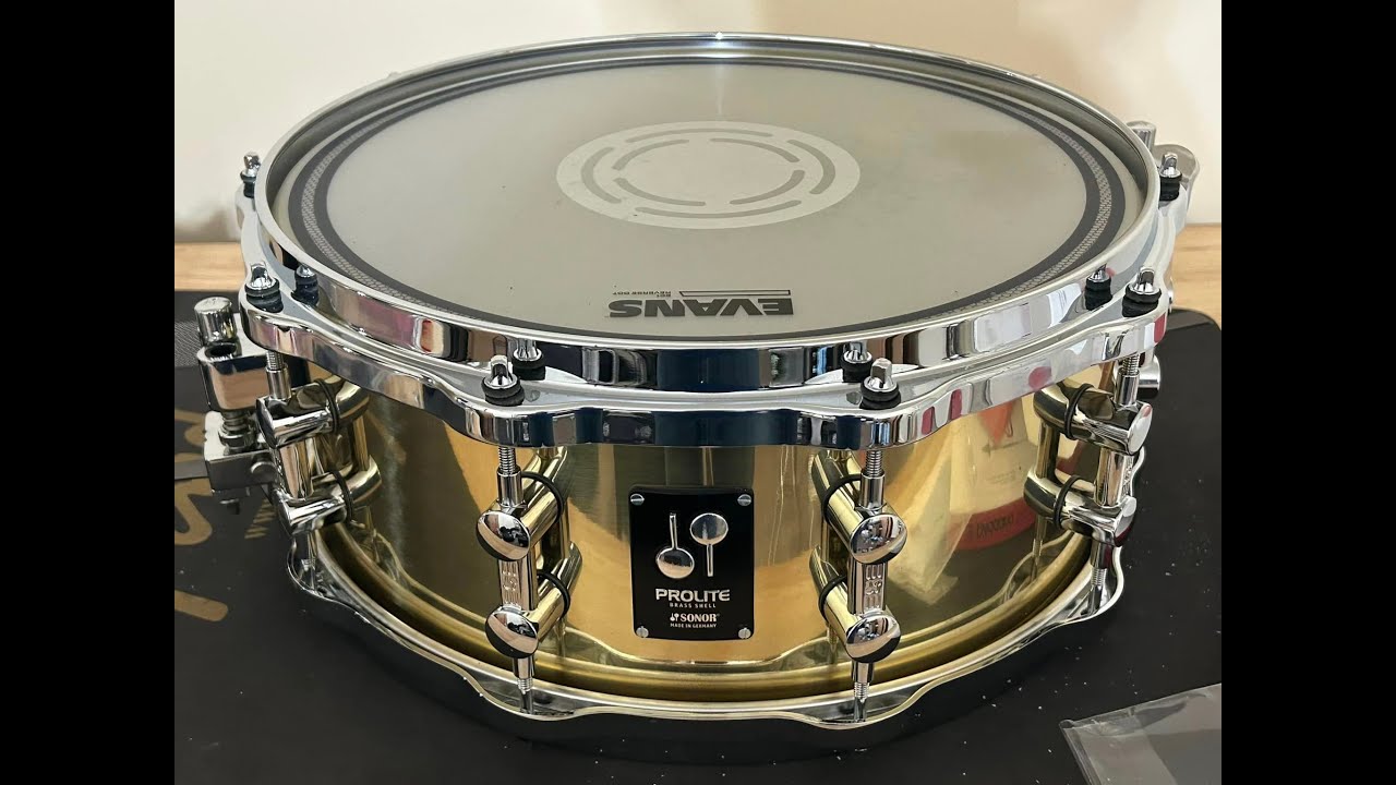 Sonor ProLite Brass 14X6 with Hella Die Cast Hoops (being discontinued) Practical Review.