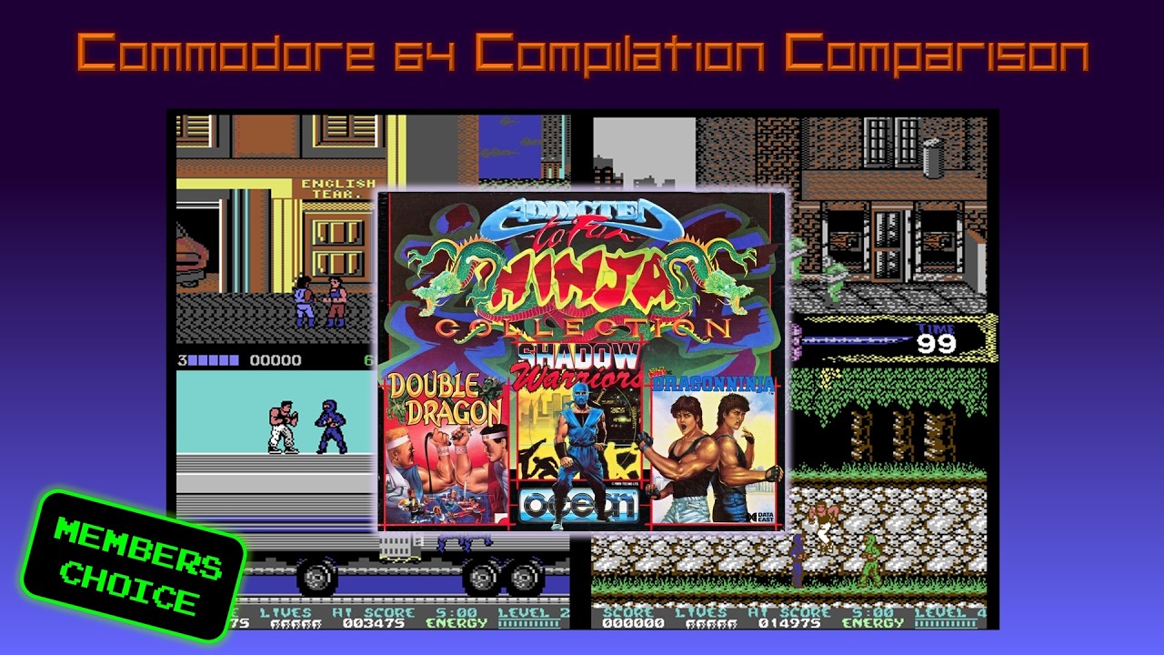 Сравнение сборников для Commodore 64: Ninja Collection (1992)