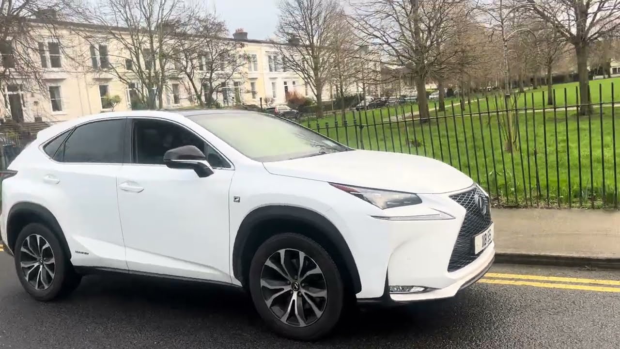 2017 Lexus NX 300H  FSport Pearl White , Panoramic Glass Roof and Mark Levenson sound system ￼