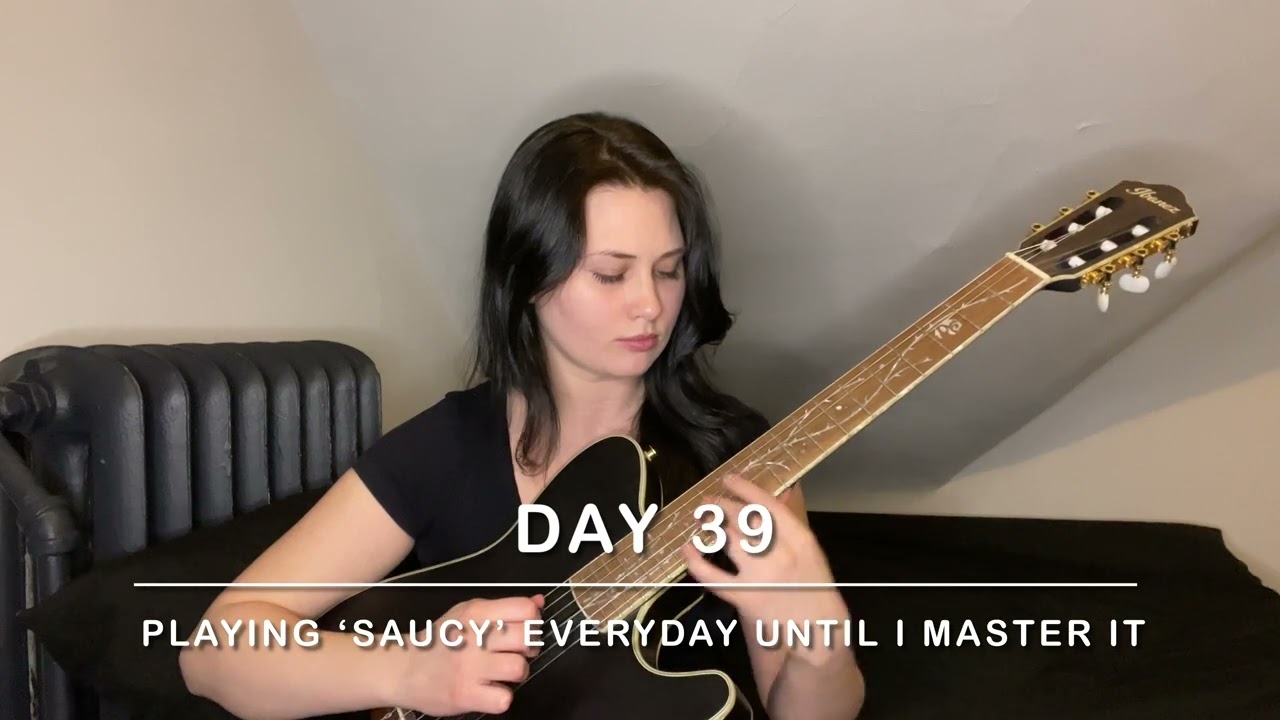 Playing ‘Saucy’ by Polyphia Everyday until I Master it (Day 39)