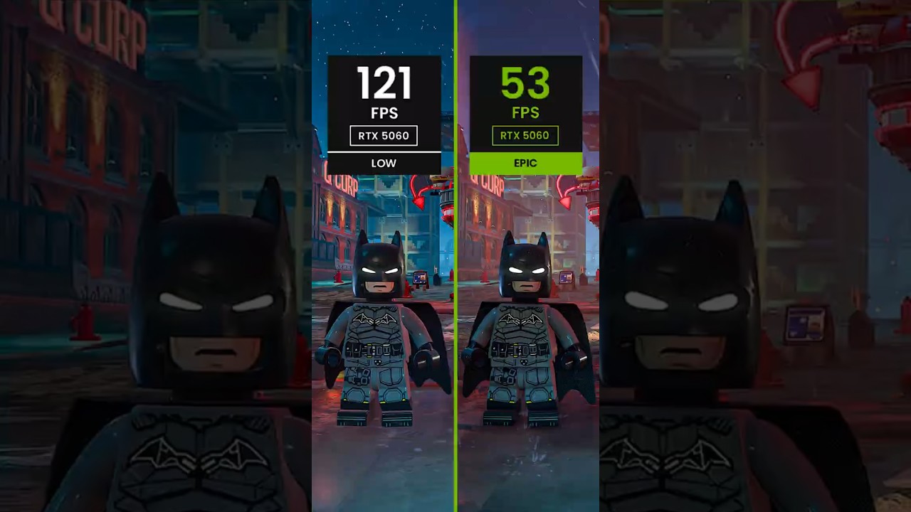 LEGO Batman: Legacy of the Dark Knight vs RTX 5060 &ndash; Graphics & Performance Test!