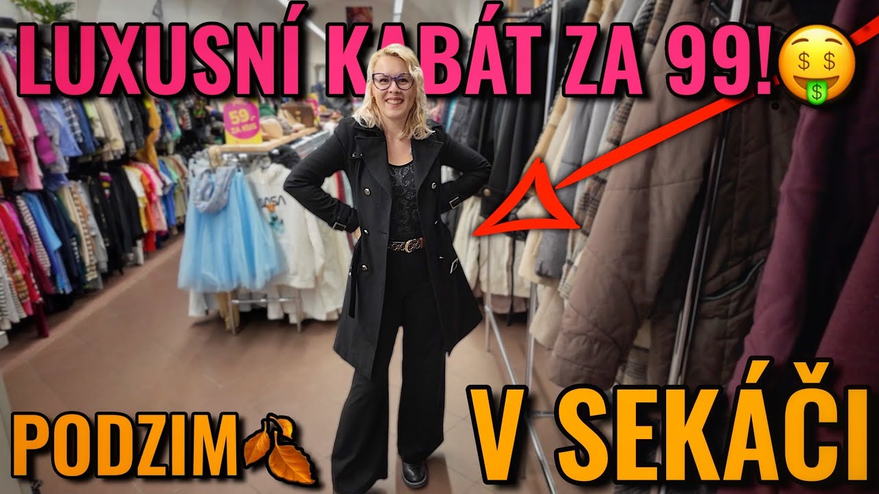 ÚŽASNÝ PODZIMNÍ KABÁTEK!🤩NAŠLI JSME KRÁSNÉ BUNDY A KABÁTY V GENESISU V JIHLAVĚ A TAKY OUTFITY😉