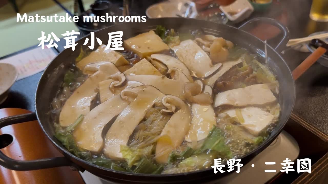【Japan Trip / Ueda, Nagano | VLOG】enjoy the taste of autumn🍂matsutake mushrooms, soba, tonkatsu