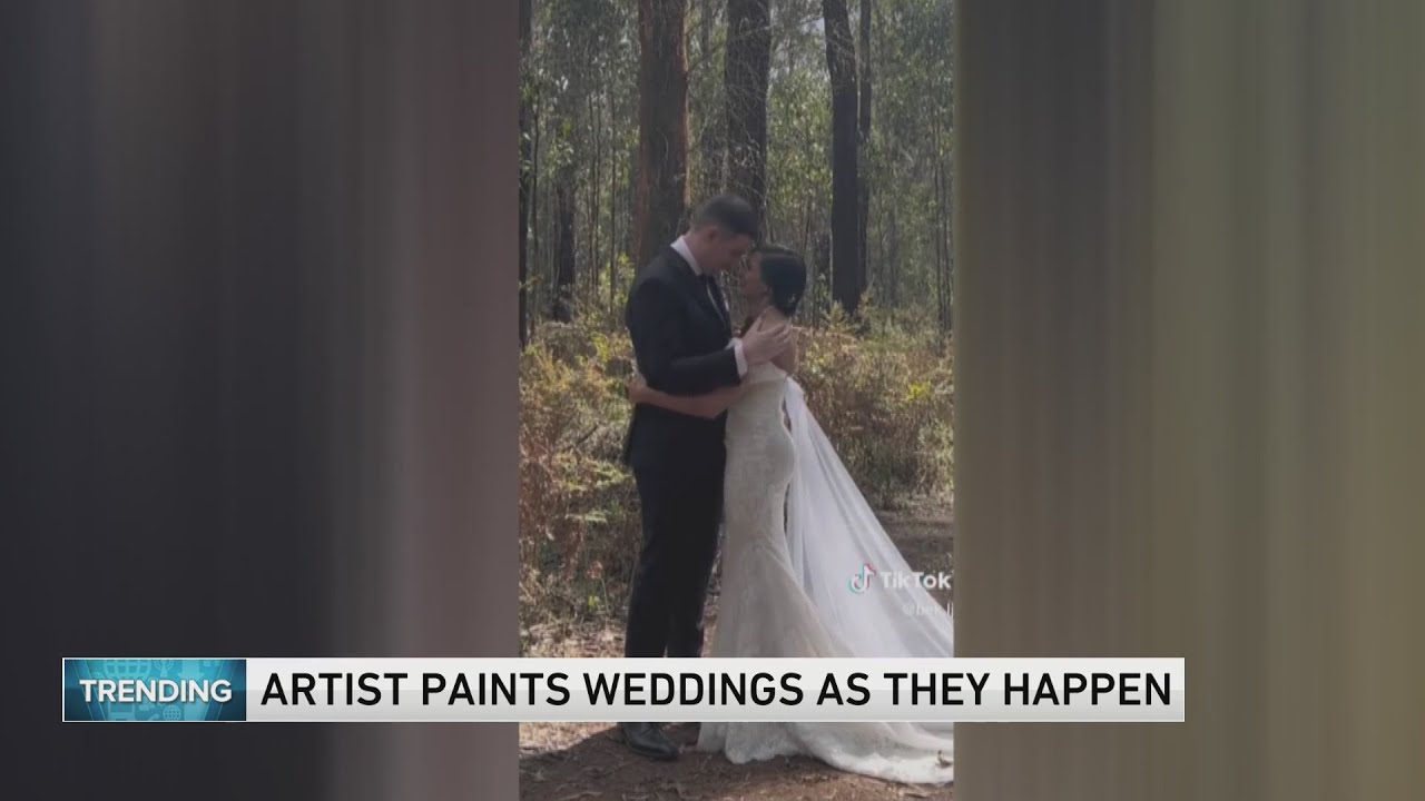 Live Wedding Artist Going Viral on Social Media