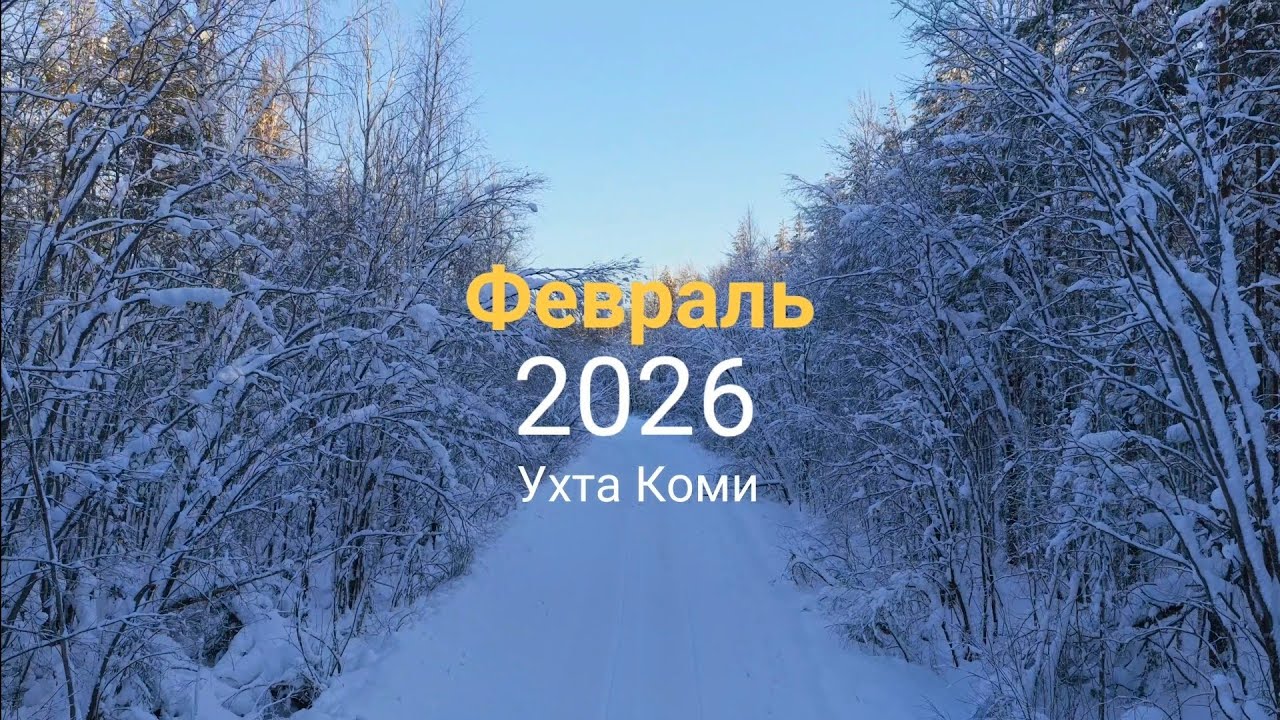 Зима на Севере февраль 2026