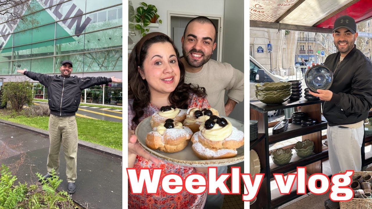 Weekly Vlog 🌸 IFTAR , Recette pâtissière Italienne ☺️ courses et bricolage #iftar #recette #ramadan
