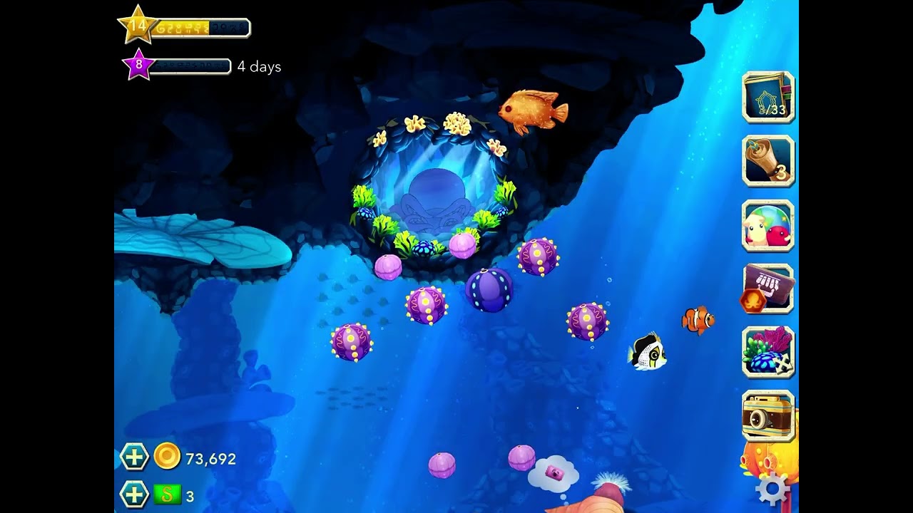 Splash Fish Sanctuary: Orange Clownfish - Unlocking The Dapper Damselfish Set