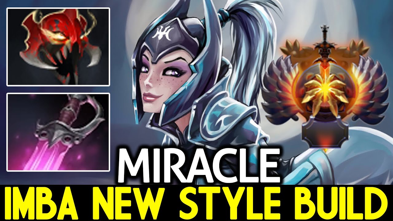 MIRACLE [Luna] Intense Game with Unexpected Build Dota 2
