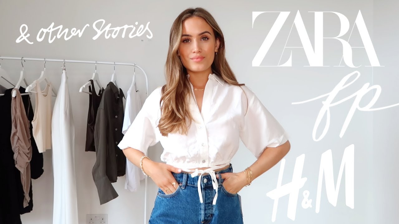 NEW IN MY WARDROBE HAUL | FREE PEOPLE, H&M, ZARA & OTHER STORIES | Kate Hutchins