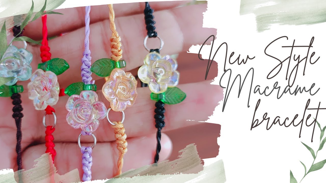 DIY / New Style Macrame Bracelet Tutorial / How To Make Macrame Bracelet