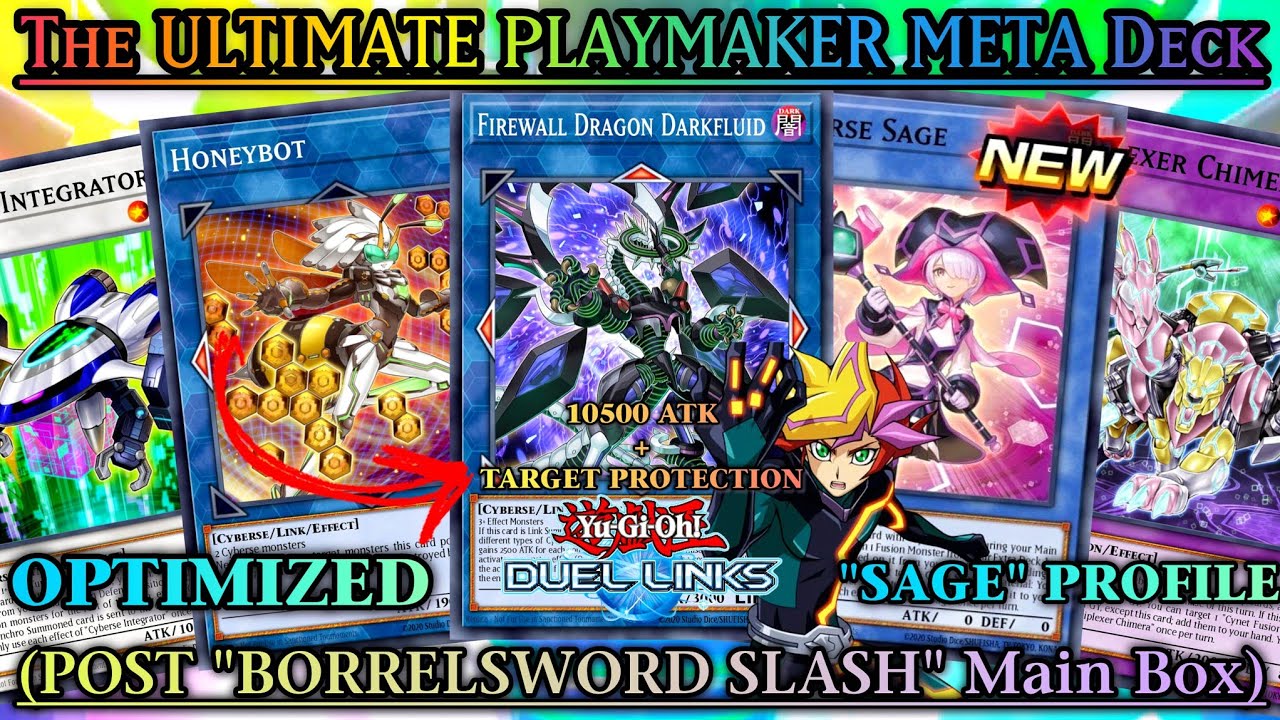 The ULTIMATE PLAYMAKER META Deck: OPTIMIZED Firewall Dragon Darkfluid Deck [DUEL LINKS]