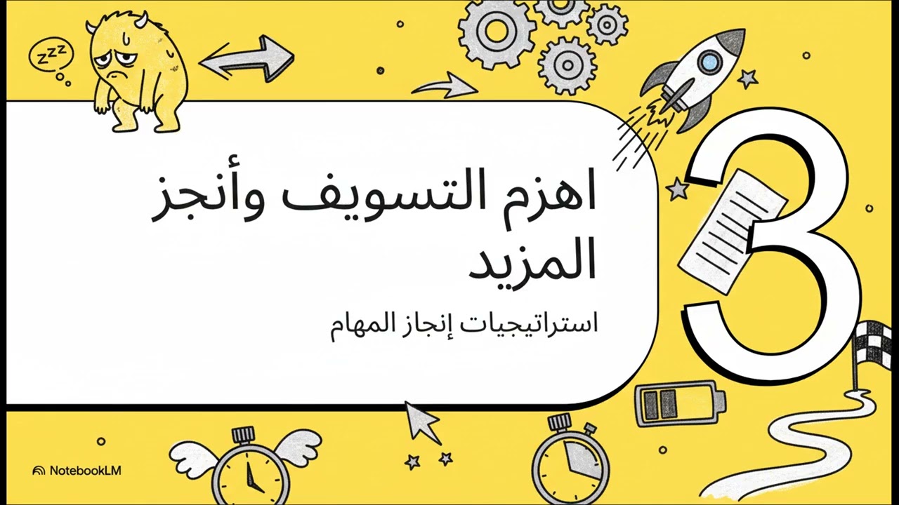 كيف تصل لأعلى إنتاجية في حياتك؟  النظام الذي يستخدمه المحترفون 🔥