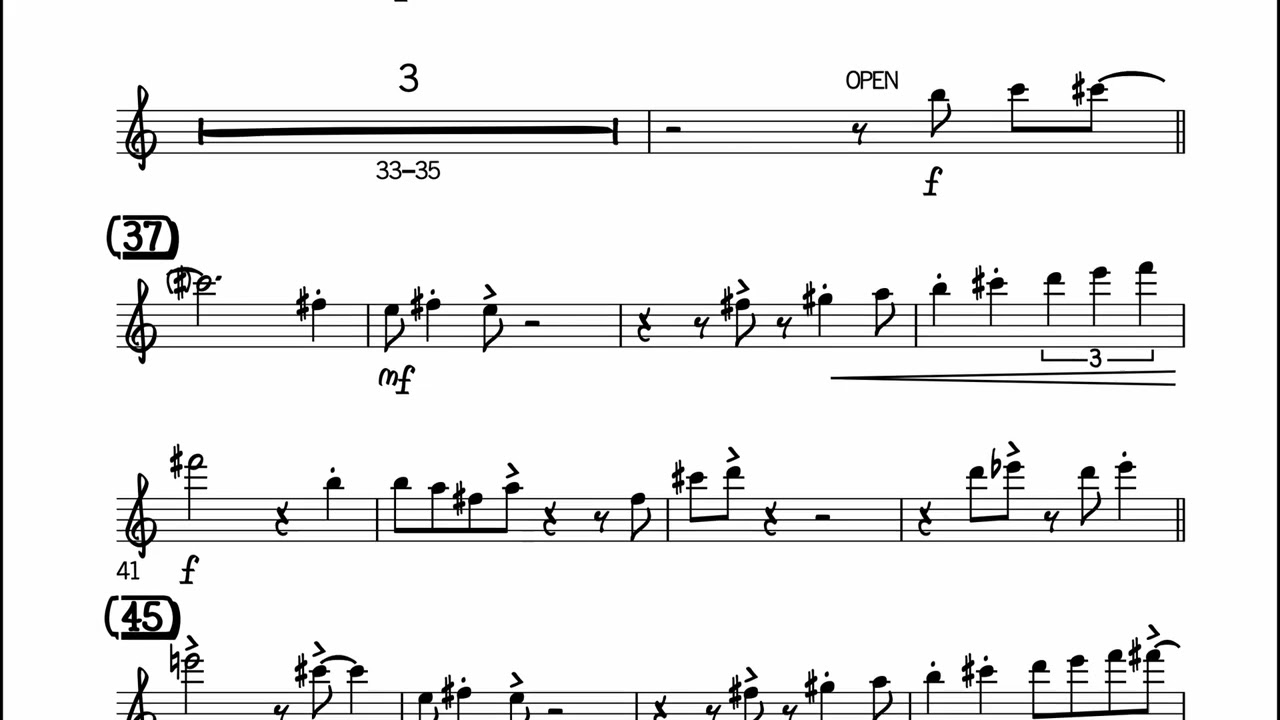 Robbie Williams - Have You Met Miss Jones (Lead Trumpet Part) #playalong