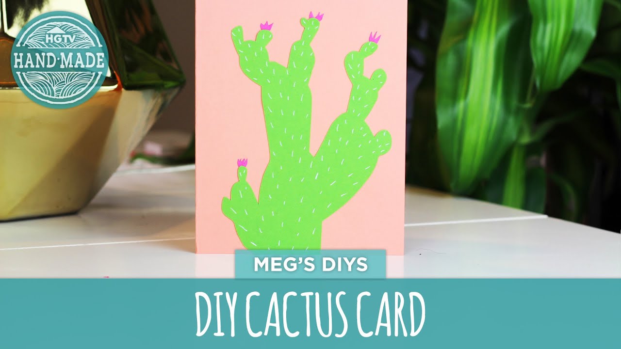DIY Cactus Apology Card - HGTV Handmade
