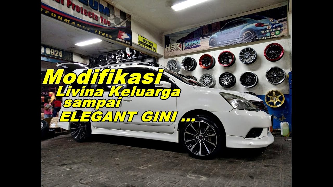 ini velg bikin mobil tambah elegant - modifikasi velg nissan grand livina pakai hsr wheel ring 17