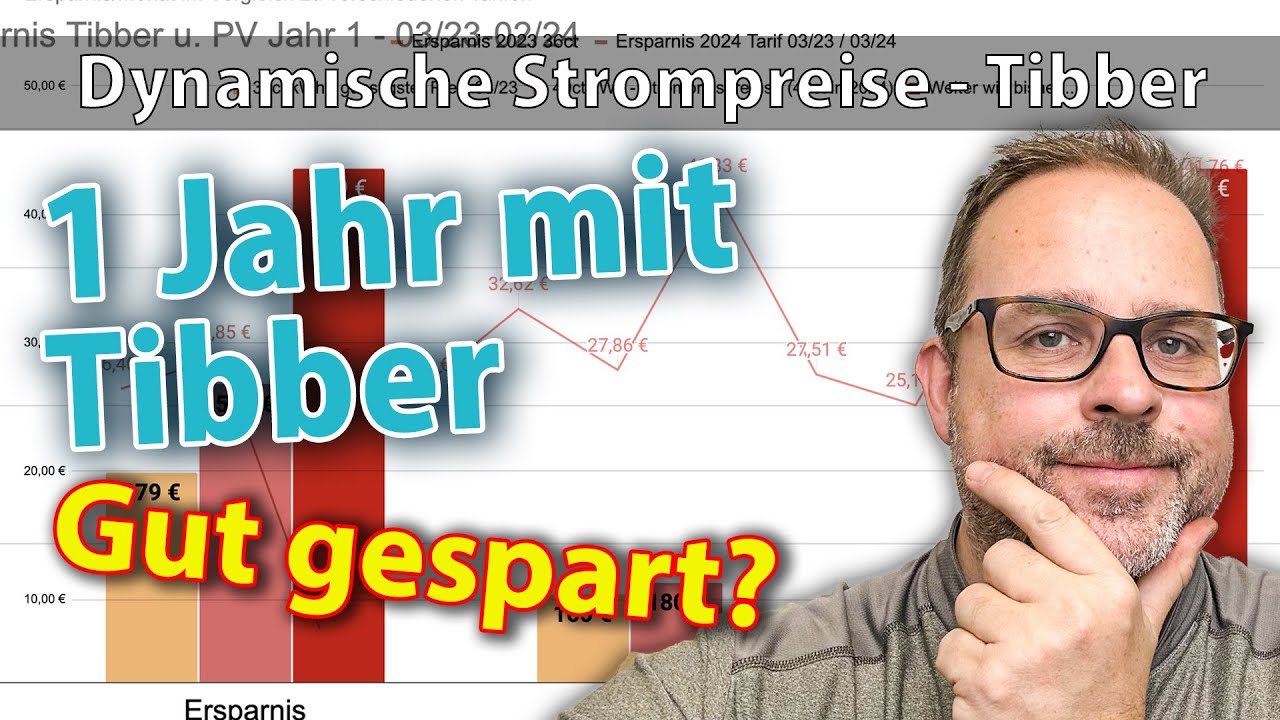 1 Jahr mit Tibber - wieviel habe ich an Stromkosten gespart?