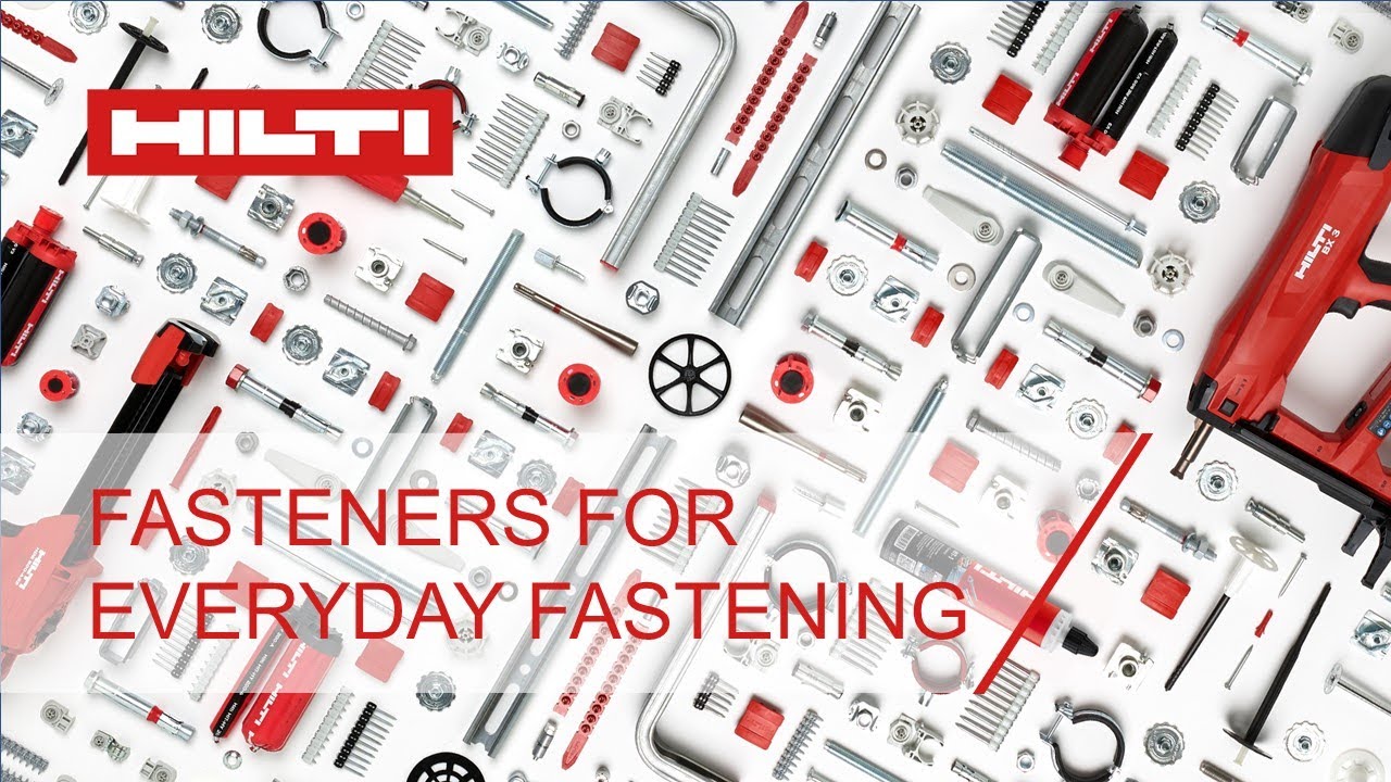 Hilti fasteners for everyday fastening introduction