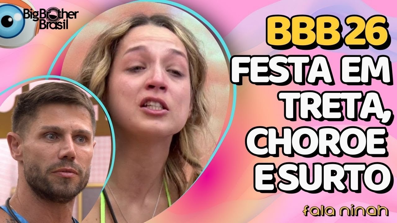 👁️BBB26: FESTA DO BABAU ACABA EM TRETA, CHORO, TENTATIVA DE DESISTÊNCIA, SURTO E NOVOS ALVOS