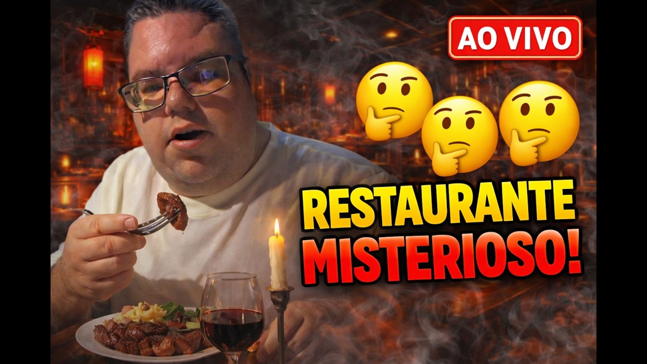 🟢 IRL = INDO JANTAR EM UM RESTAURANTE MISTÉRIO AO VIVO