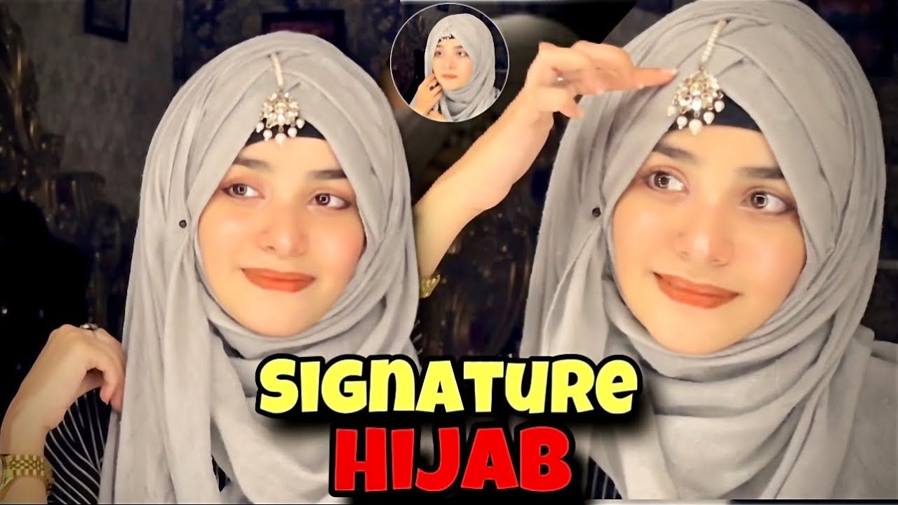 Laiba Fatima Signature Hijab Tutorial ✨❤️ Best Hijab Styles_ Most Demanding