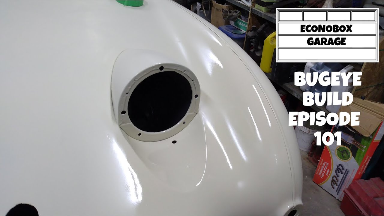 Paint touch ups, cutting out runs and prep for final polishing the Sprite. Bugeye Build Episode 101
