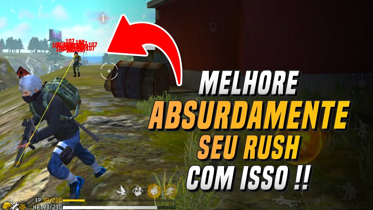 MELHORE SEU RUSH EM ATÉ 90% COM ESSE TRUQUE!! FREE FIRE DICAS