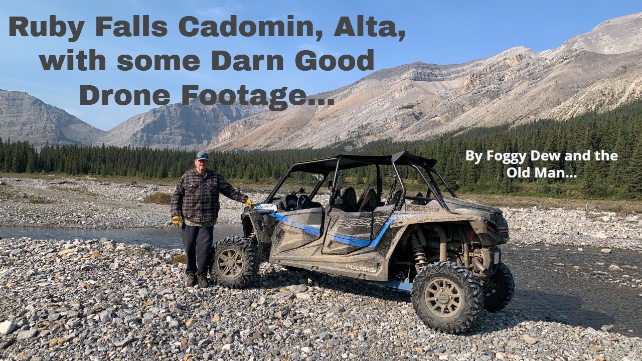 Ruby Falls Cadomin Alberta 2022, by Foggy Dew and the Old Man!!
