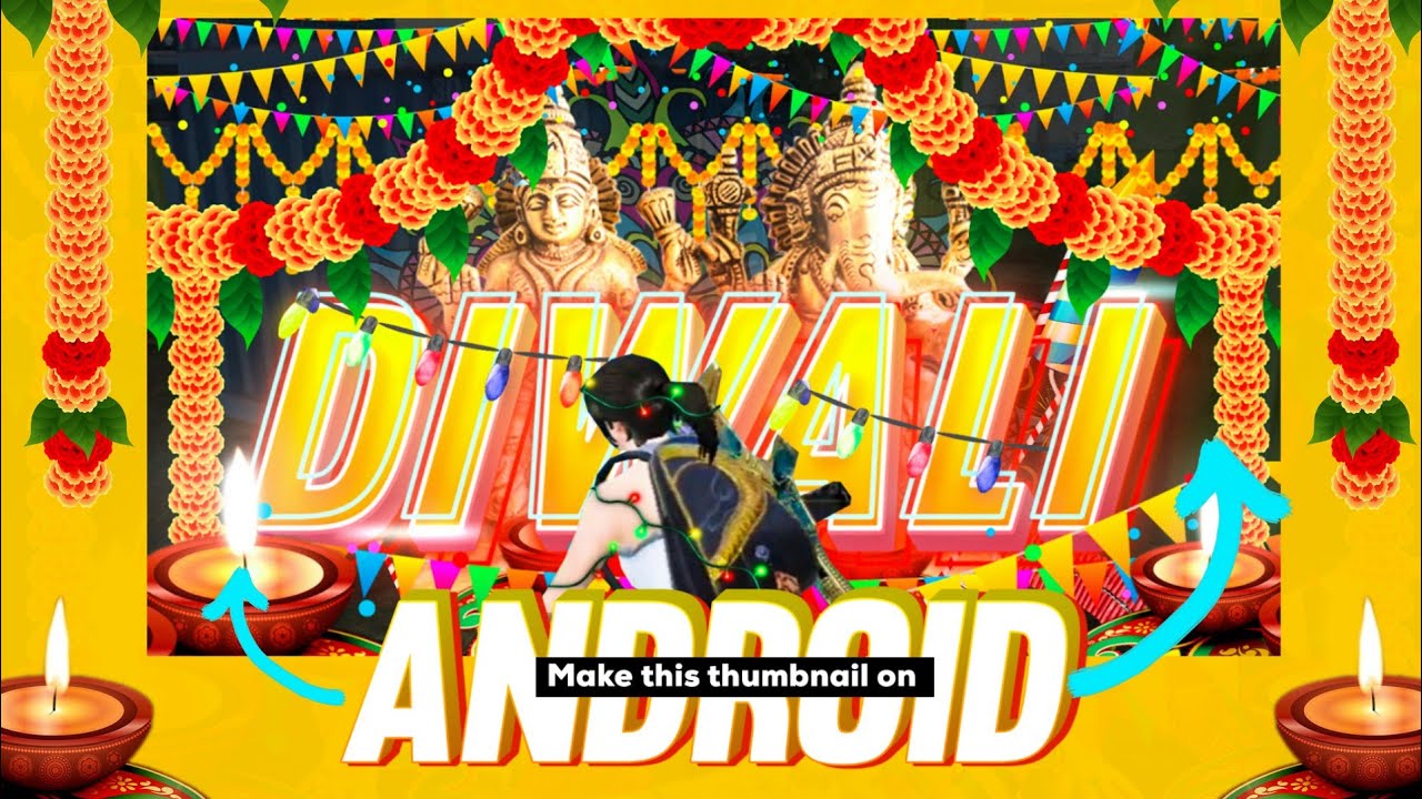 Make this special Diwali Thumbnail for your Special montage | Bgmi/ Pubg Diwali Thumbnail Tutorial.