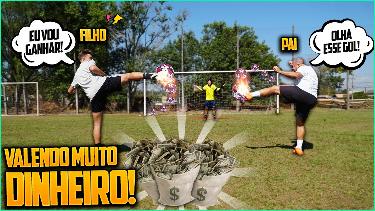 GOLAÇOS DE VÔLEIO CONTRA MEU PAI!! #3 ( R$ 1.000,00 reais )
